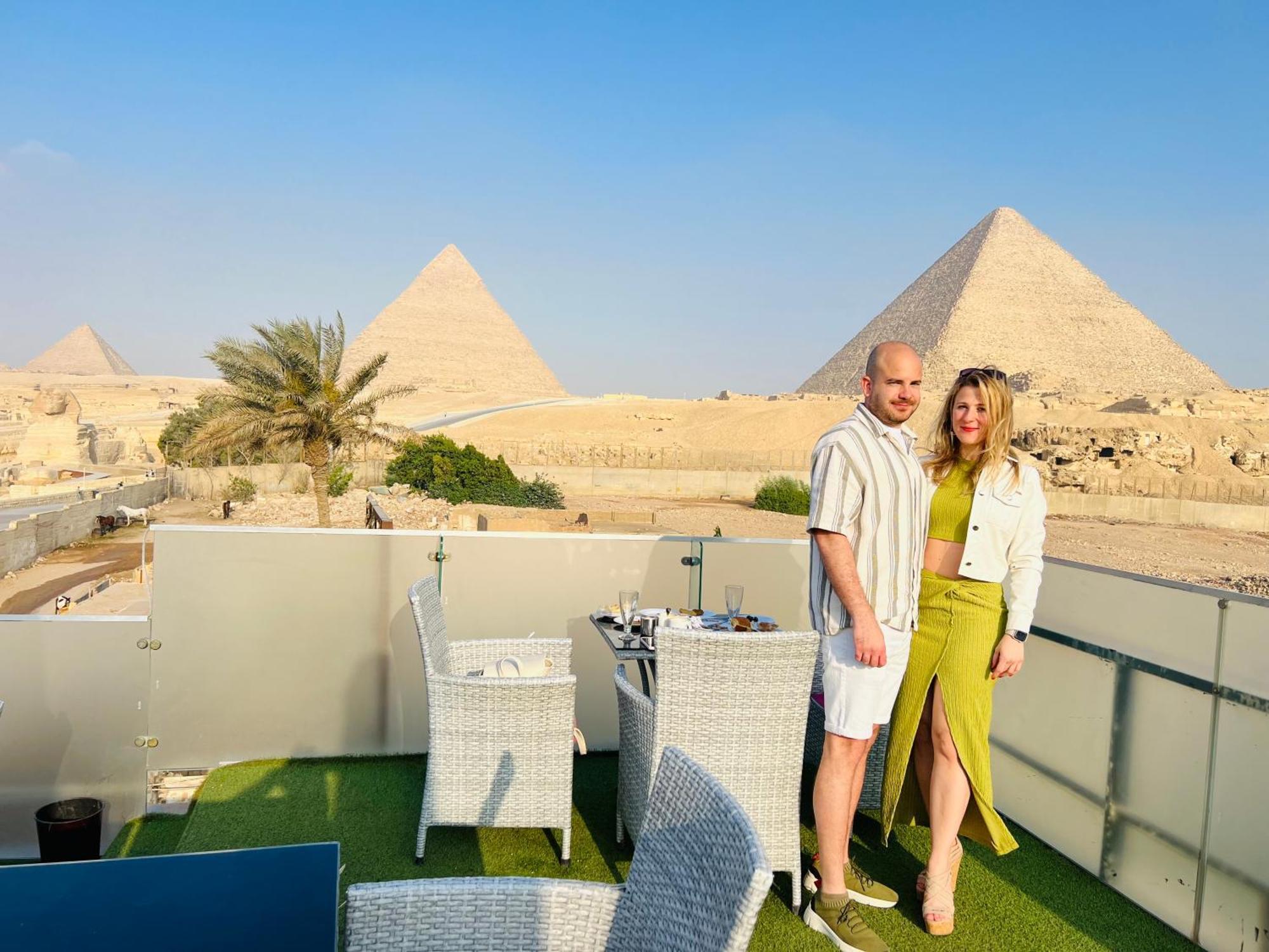 Hotel Blue Scarab Pyramids View Káhira Exteriér fotografie